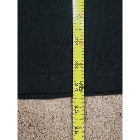 Harley Davidson Montana T-Shirt Skull Blind Cold Shoulder V-Neck Black Large - Picture 8 of 8